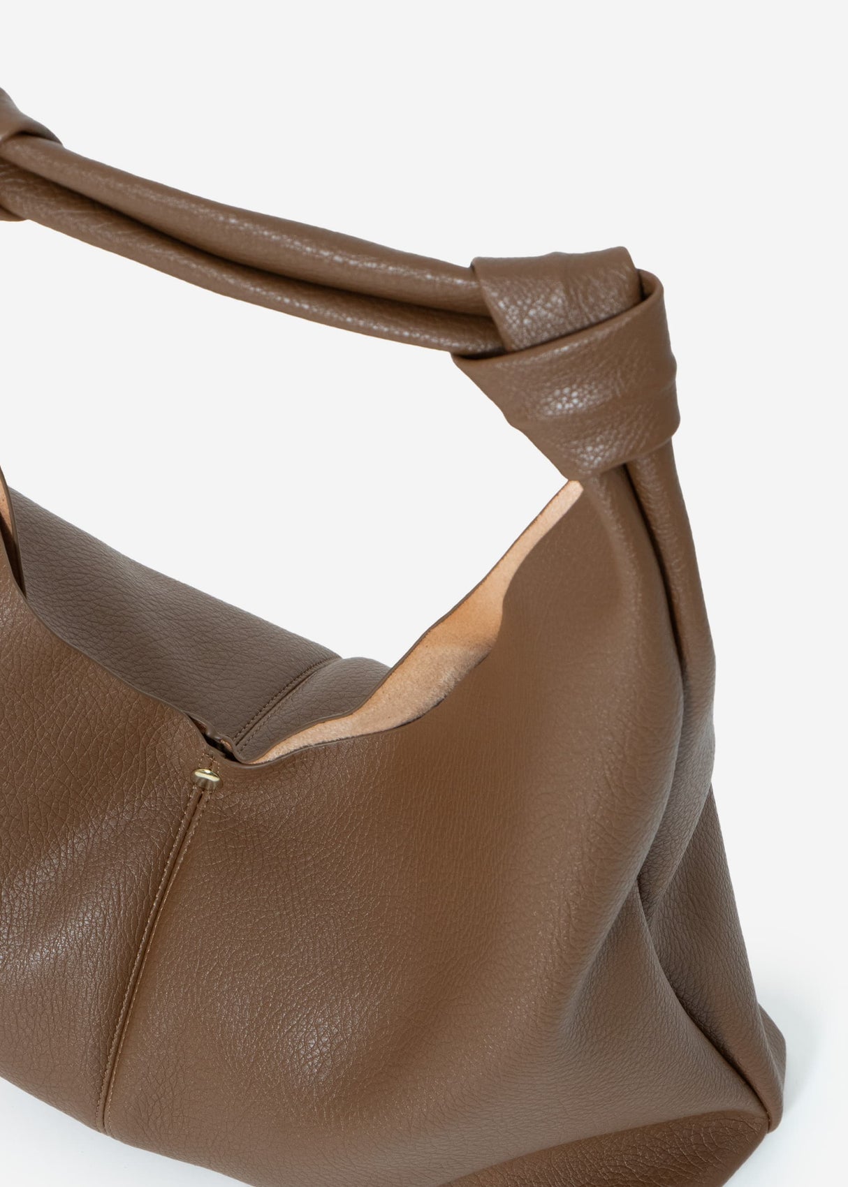 Shopper mit Knotendetail - braun