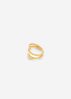Ring in Wickel Design - gold