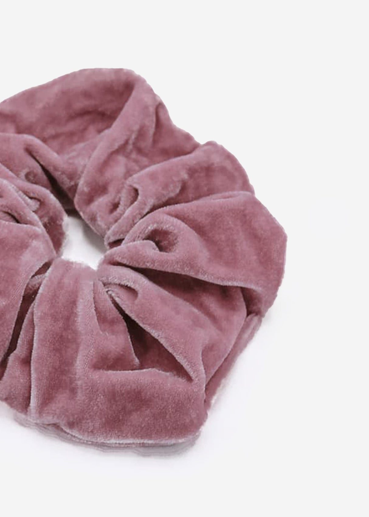 Velvet scrunchie, old pink
