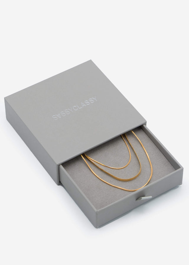 Layered necklace - gold