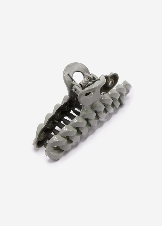 Chain link claw clip - green