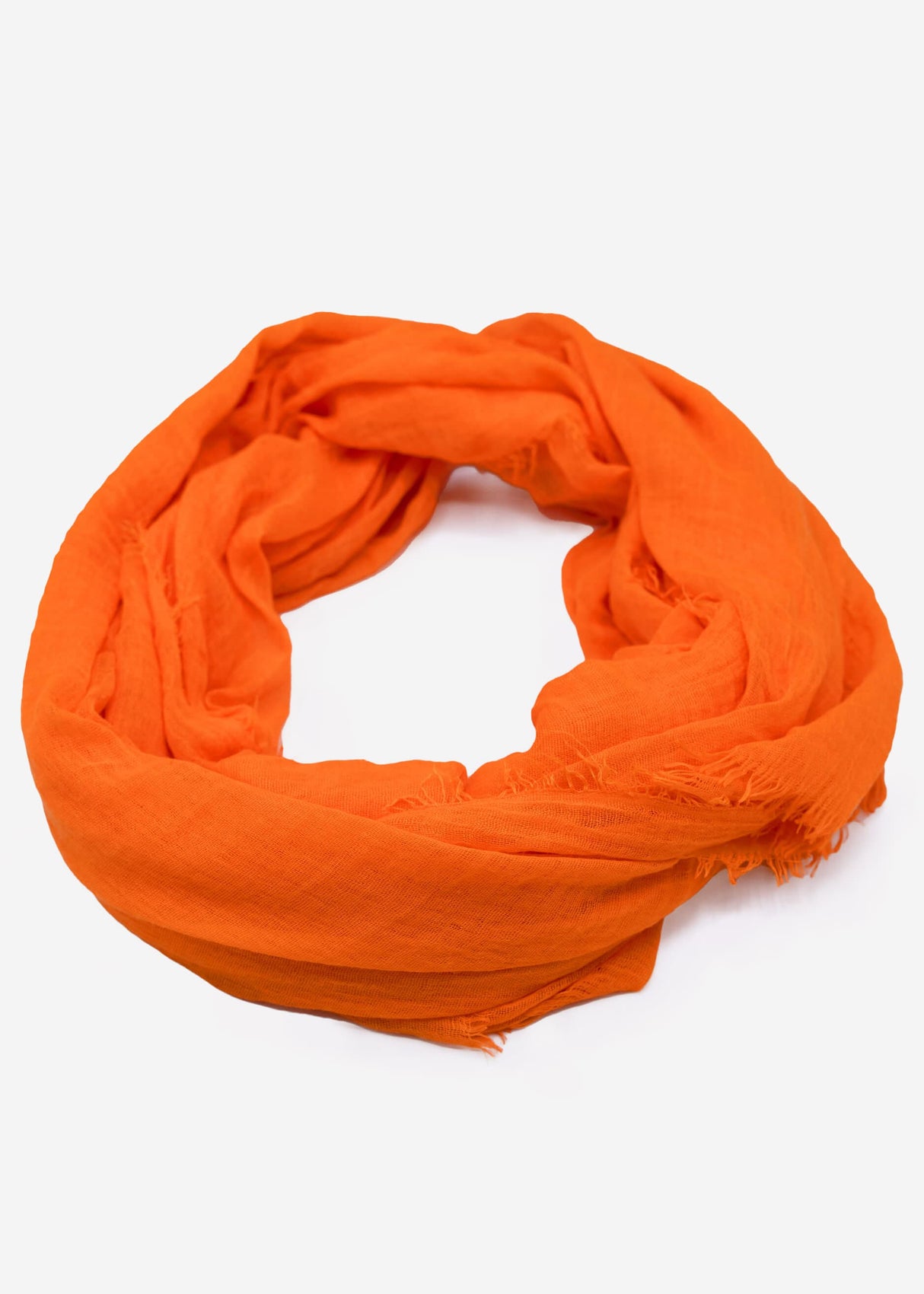 Musselin Schal, orange