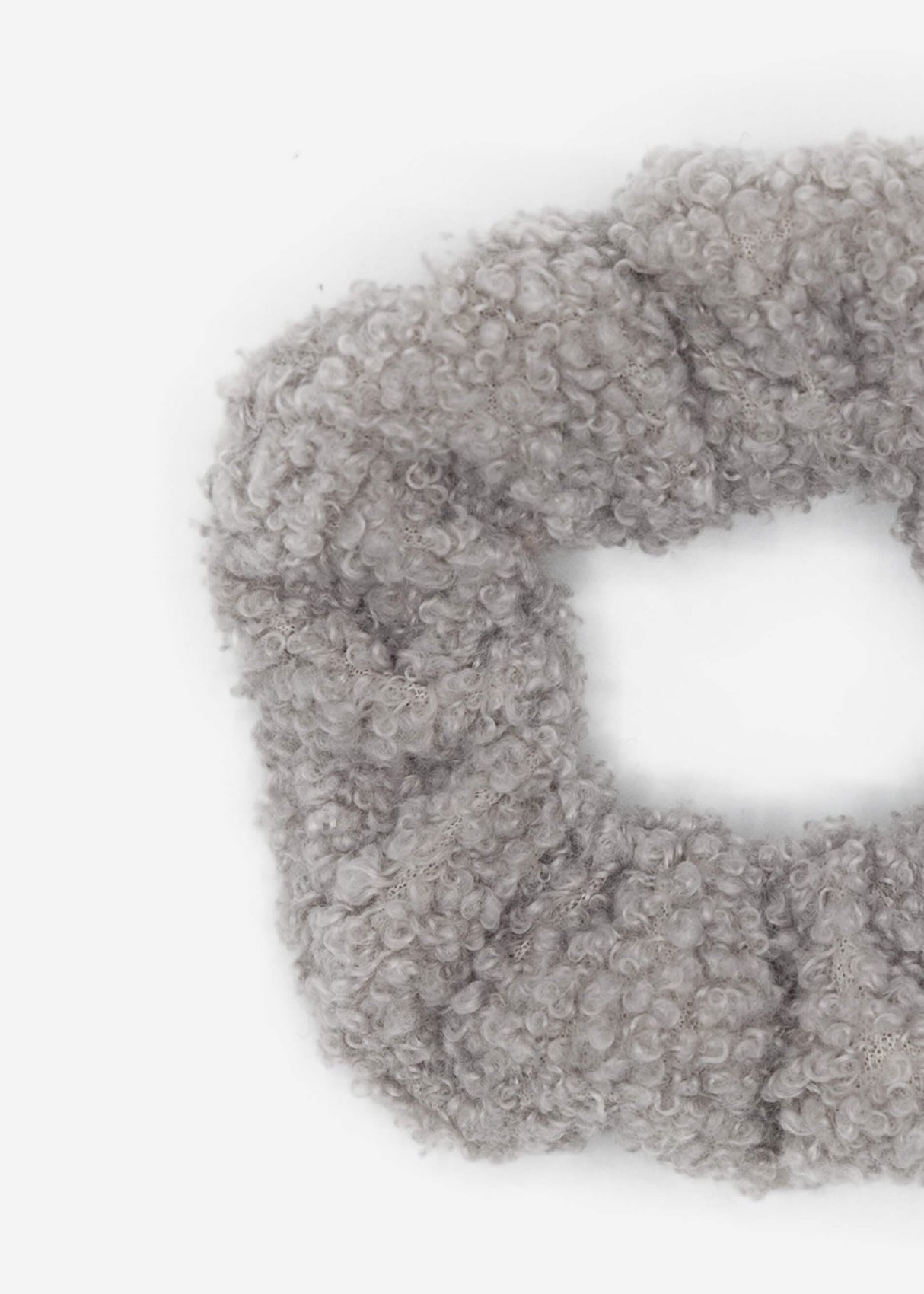 Teddy-Scrunchie - grau