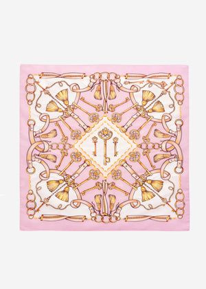 Printed scarf - pink