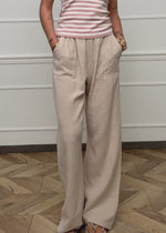 Musselin Hose - hellbeige