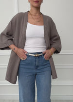 Musselin Kimono - taupe