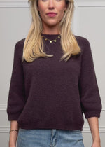 Knit top - dark brown
