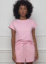 Sweatshirt with back detail - pink