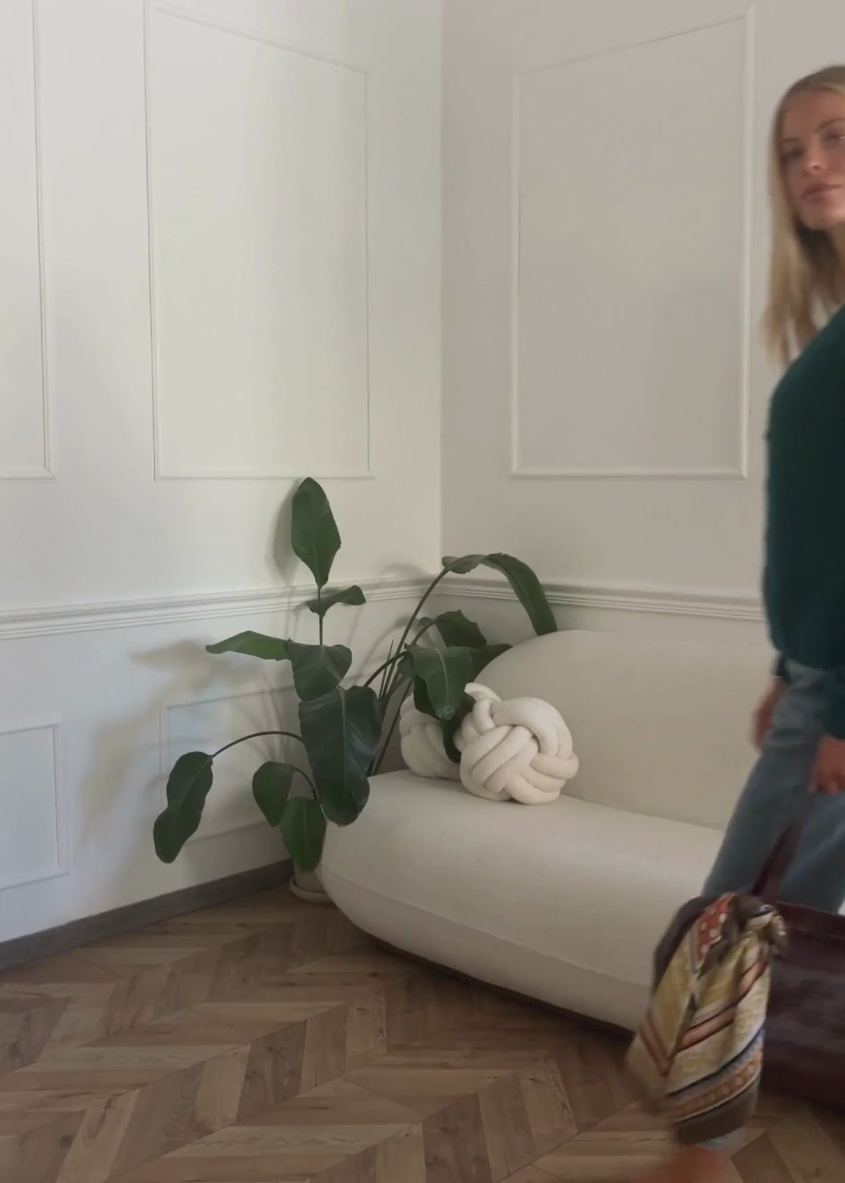 Cardigan mit V-Ausschnitt und Knopfleiste - dunkelgrün