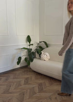 Cardigan mit Pailletten und Lurex - taupe