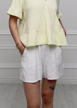 Muslin shorts, white