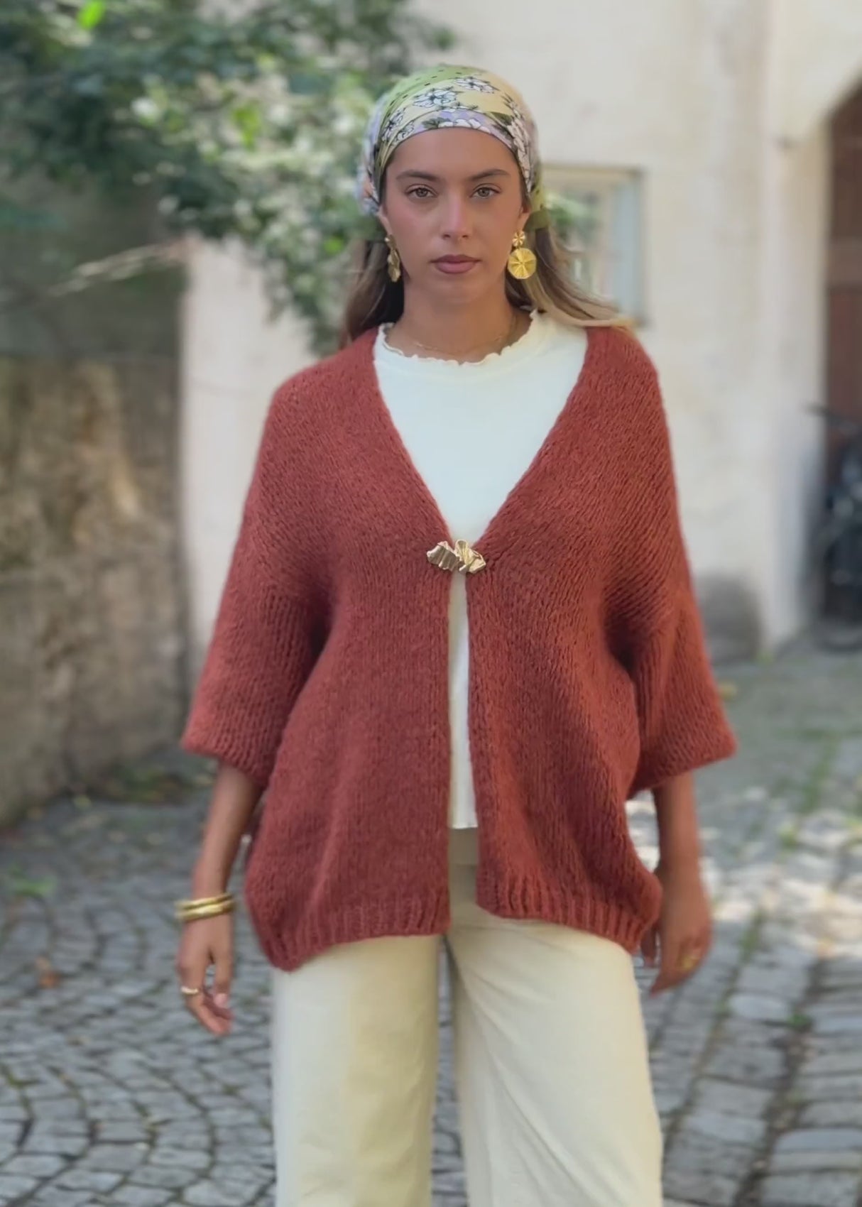 Oversize Cardigan - rostrot by SASSYCLASSY