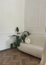 Pullover mit Ziernähten - beige