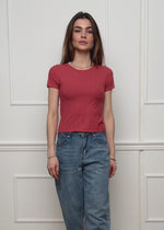 Crop shirt - lobster