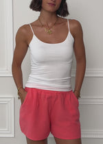 Musselin Shorts - koralle