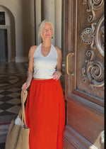 Maxi Musselin Rock - orange