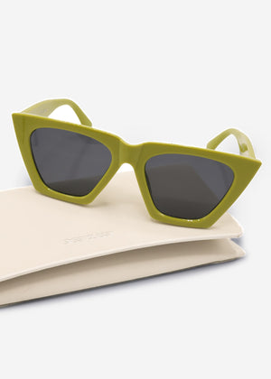 Cat Eye Sunglasses - green