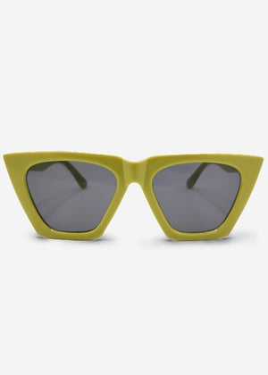 Cat Eye Sunglasses - green