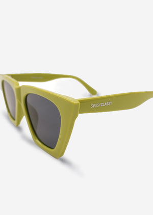 Cat Eye Sunglasses - green