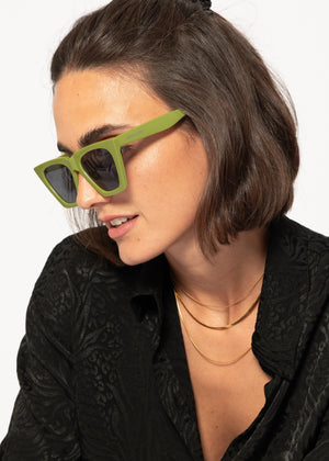 Cat Eye Sunglasses - green