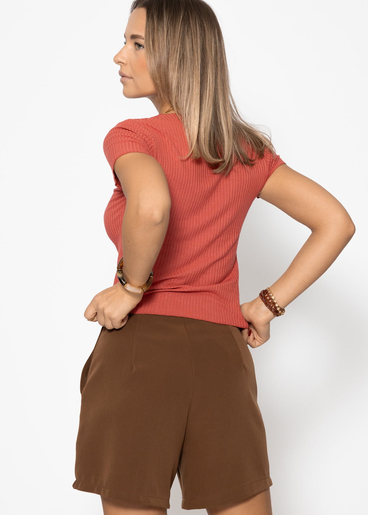 Crop shirt - lobster