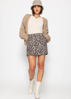 Doppellagiges, geripptes Tank Top - hellbeige
