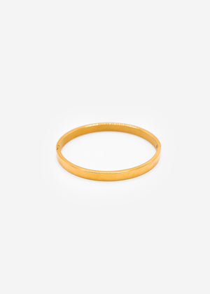 Flacher Armreif - gold