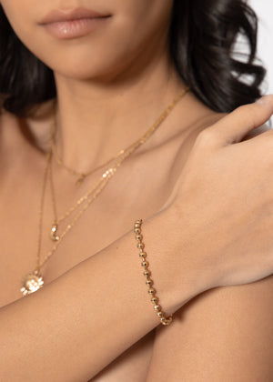 Ball bracelet - gold