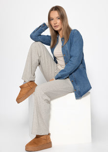 Loungewear Hose mit Streifen - offwhite