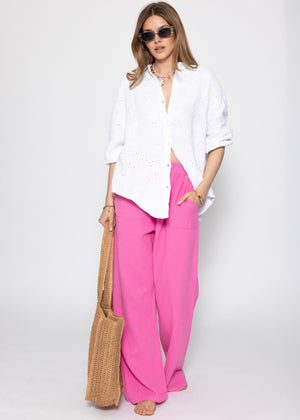 Muslin pants - pink