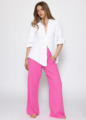 Muslin pants - pink