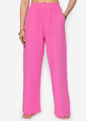 Muslin pants - pink