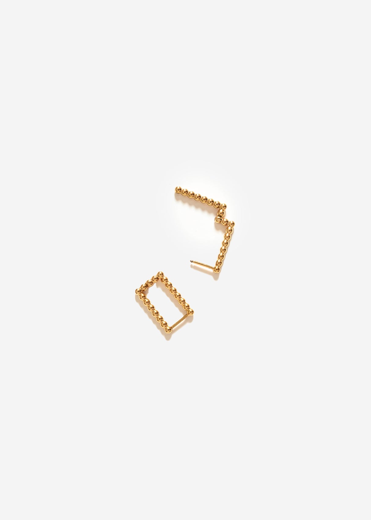 Ohrstecker mit Kügelchen - gold