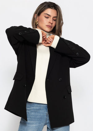 Oversize Blazer - schwarz