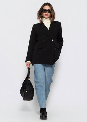 Oversize Blazer - schwarz