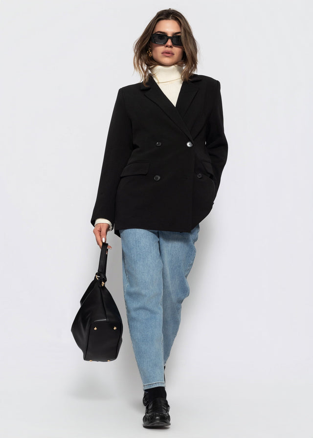 Oversize Blazer - schwarz