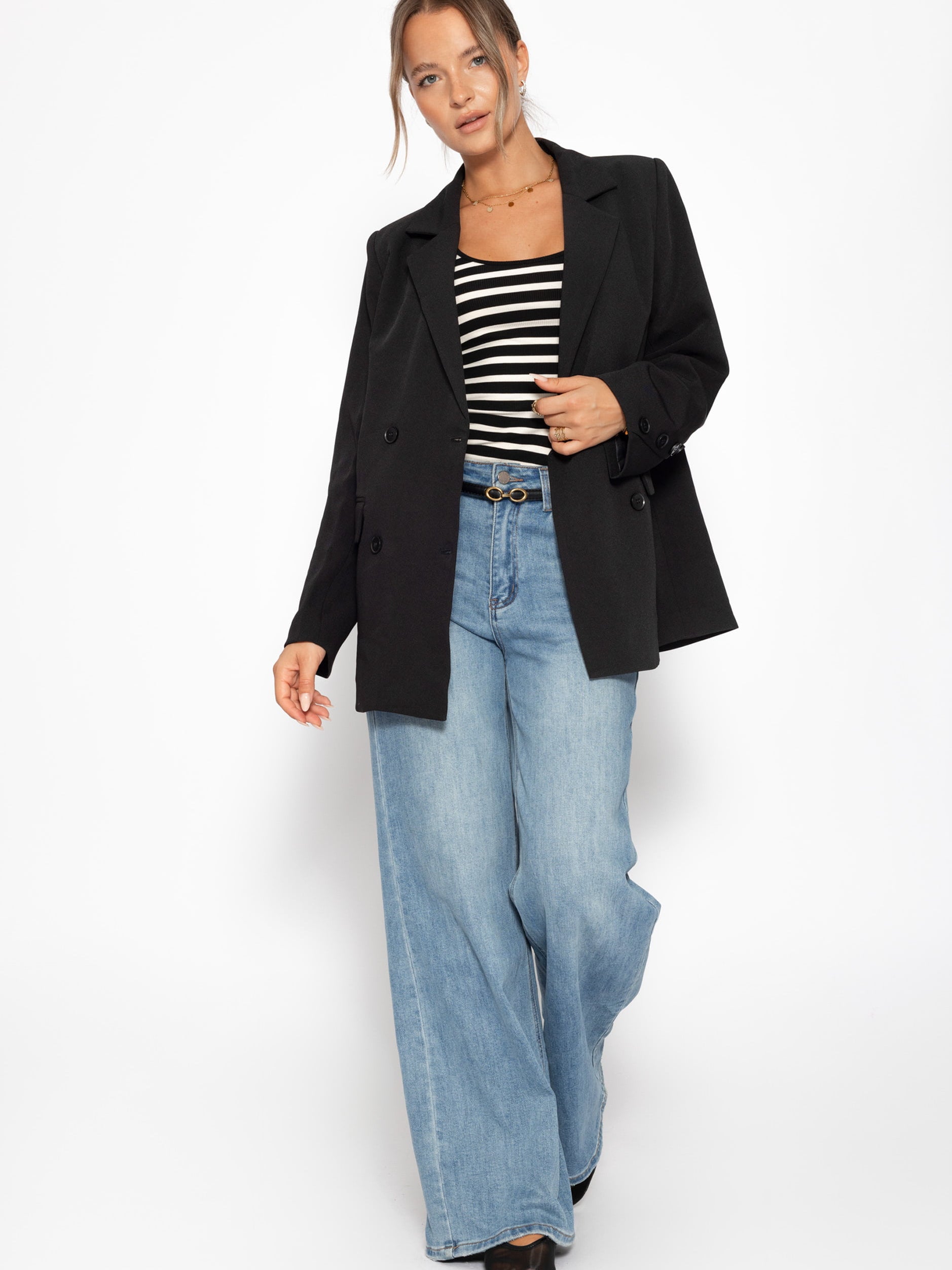 Oversize Blazer - schwarz