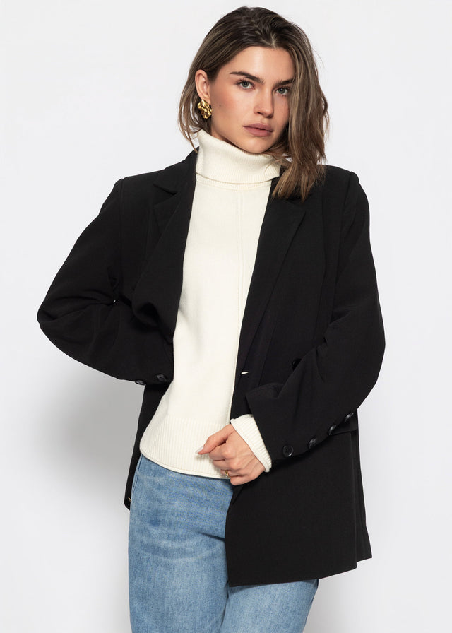 Oversize Blazer - schwarz