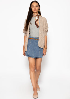Oversize Cardigan - beige