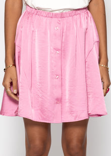Satin skirt - pink