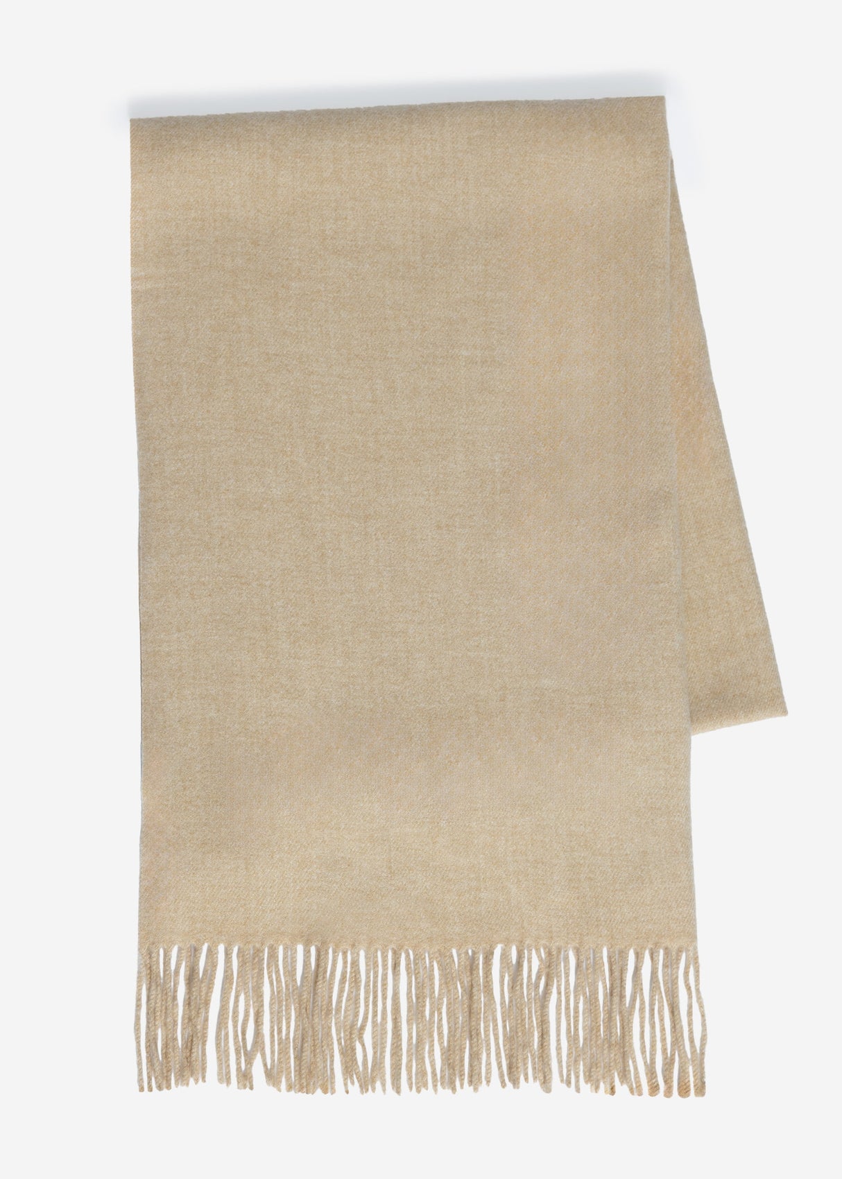 Soft scarf with cashmere - beige
