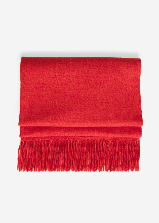 Softer Schal mit Kaschmir - rot