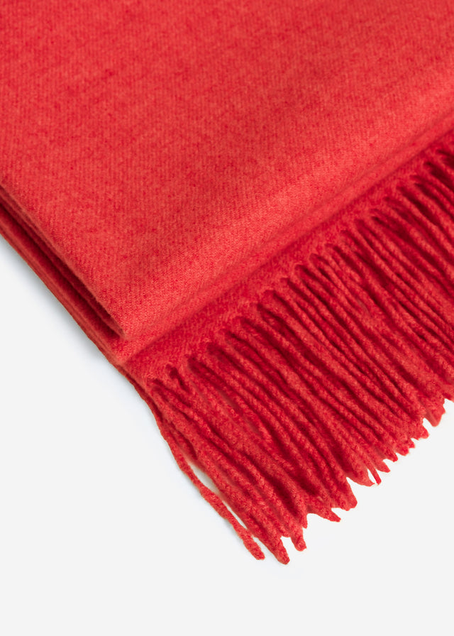 Softer Schal mit Kaschmir - rot