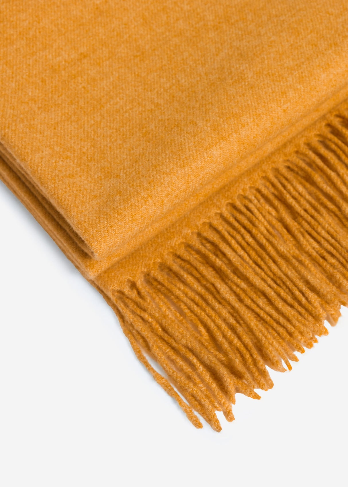 Softer Schal mit Kaschmir - senfgelb