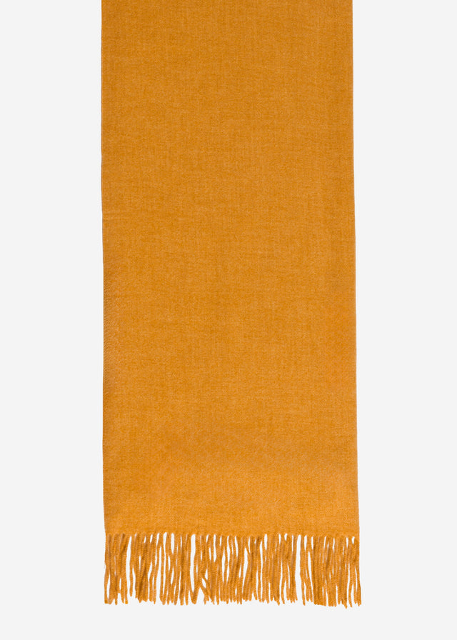 Softer Schal mit Kaschmir - senfgelb
