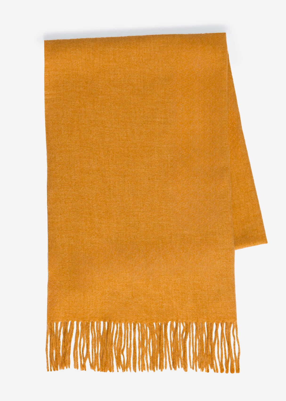 Softer Schal mit Kaschmir - senfgelb