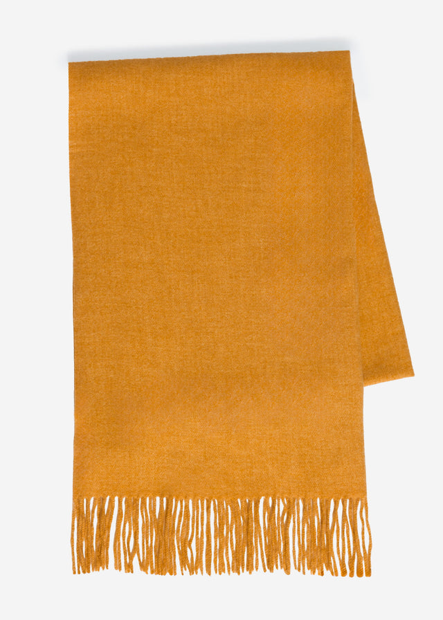 Softer Schal mit Kaschmir - senfgelb