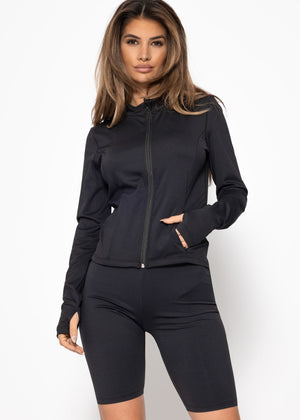Sportjacke - schwarz