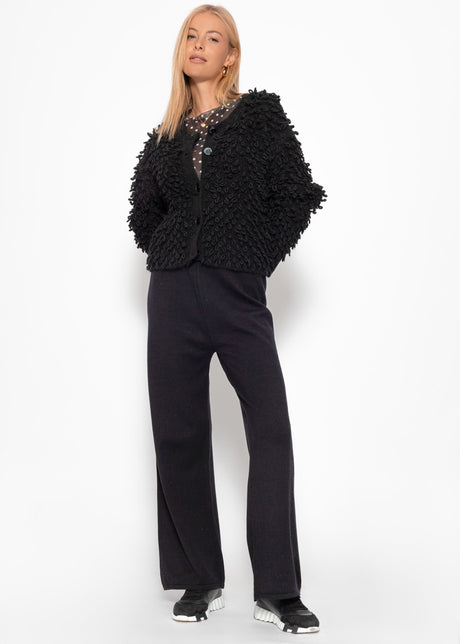 Strickhose - schwarz