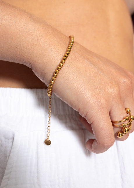Armband mit Kugeln - gold von SASSYCLASSY